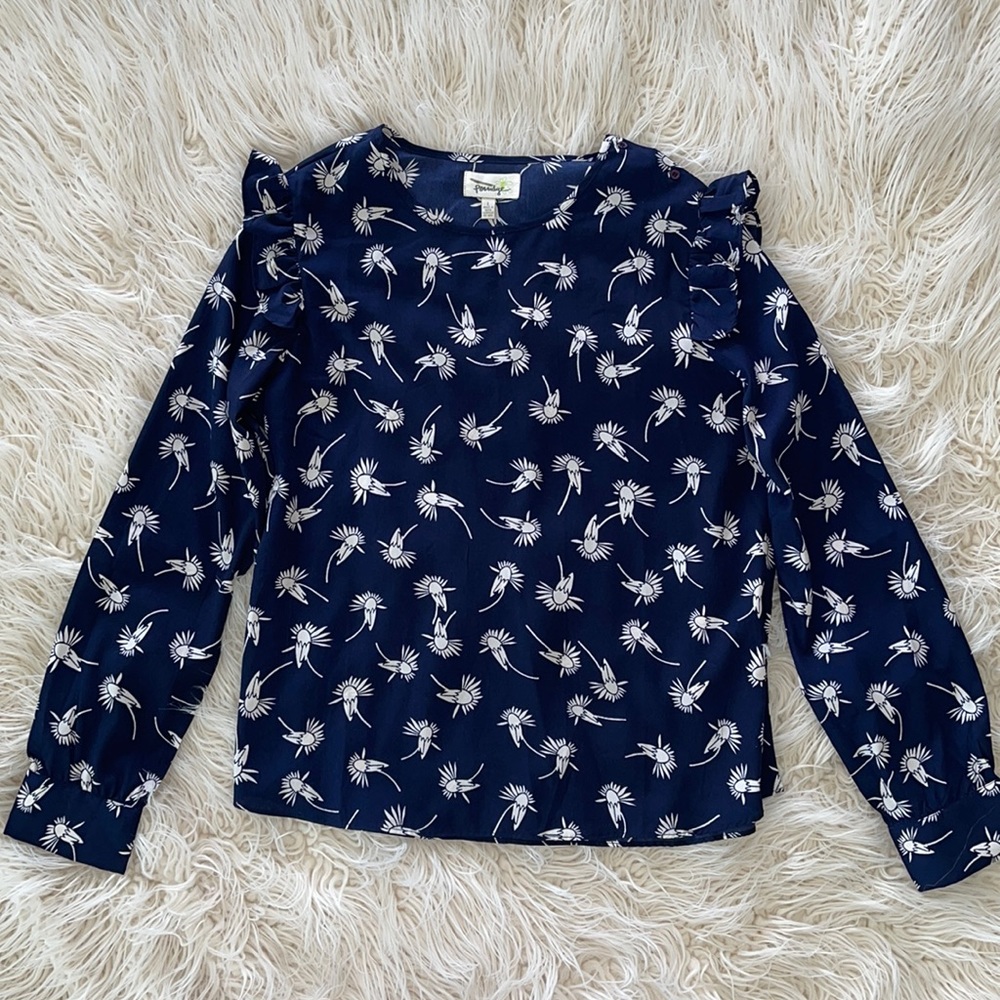 Porridge by Anthropologie Long Sleeve Blouse L